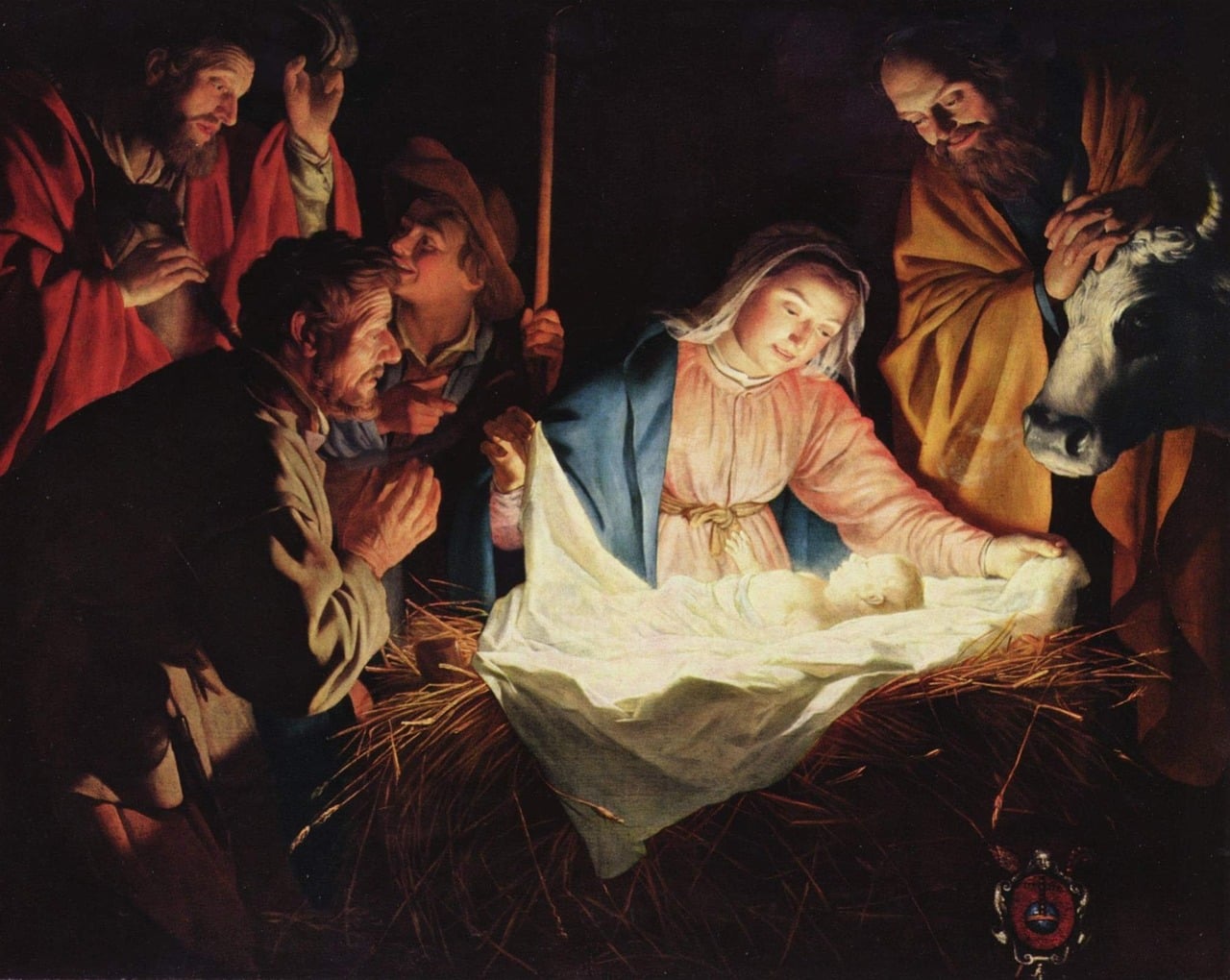 Szopka betlejemska – ilustracja